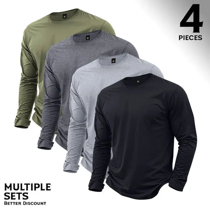 🔥Men’s Lightweight 7-Piece Long-Sleeve T-Shirt Set for Spring & Autumn
