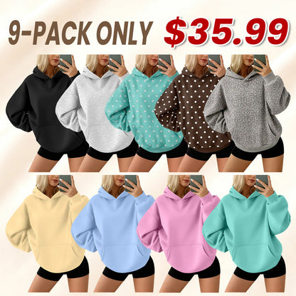 Women's Oversized Fleece Hoodie Pullover