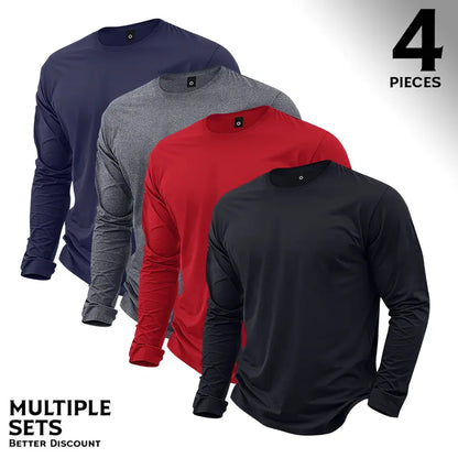 🔥Men’s Lightweight 7-Piece Long-Sleeve T-Shirt Set for Spring & Autumn