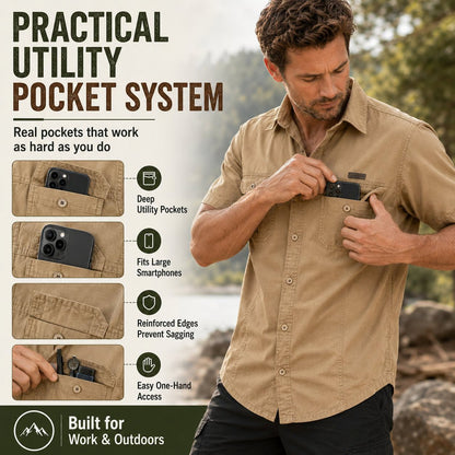 🔥 BEST SELLER | Men's Lightweight Outdoor Shirt